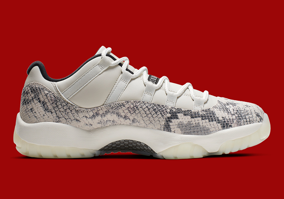 Jordan 11 low snakeskin red hotsell