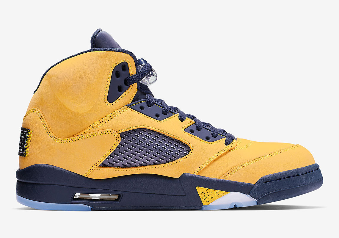 Retro 5 blue on sale and yellow 2019