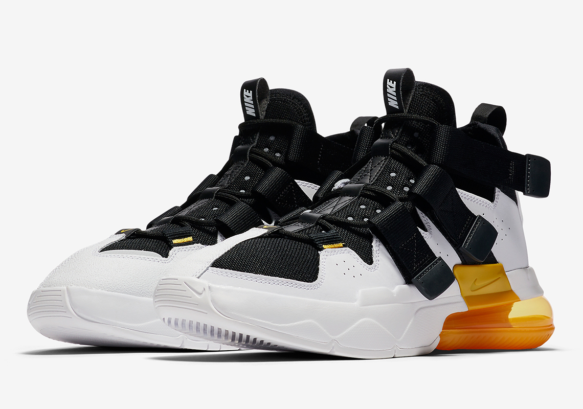 The Nike Air Edge 270 Goes Classic White And Black With Yellow Bubbles