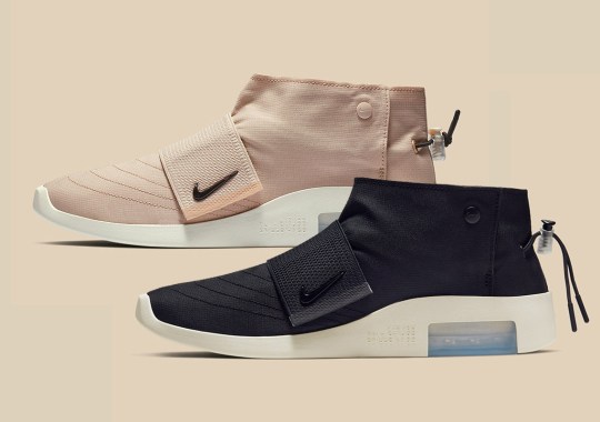 Where To Buy The Nike Air Fear Of God Moc In Black And Particle Beige