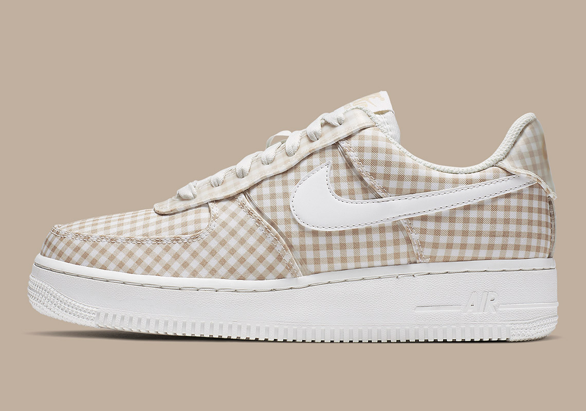 gingham nike air force 1