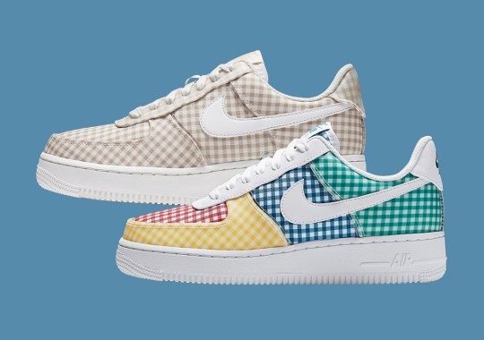 Summer Gingham Patterns Arrive On The Nike Air Force 1 Low