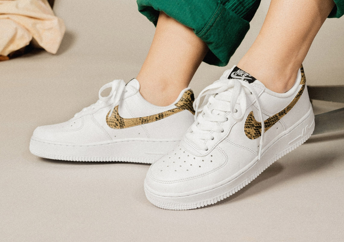 Nike Air Force 1 Python Snake Release 