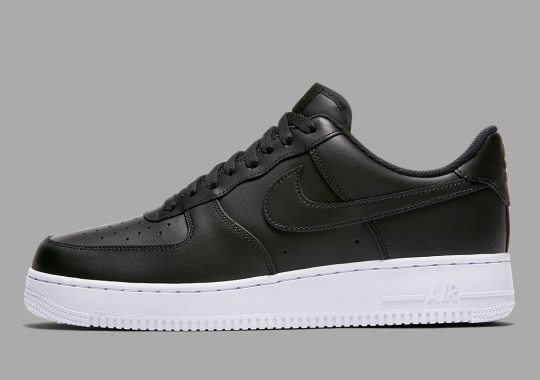 Replenish Your Essentials With This Smooth Nike Air Force 1 Low In Black