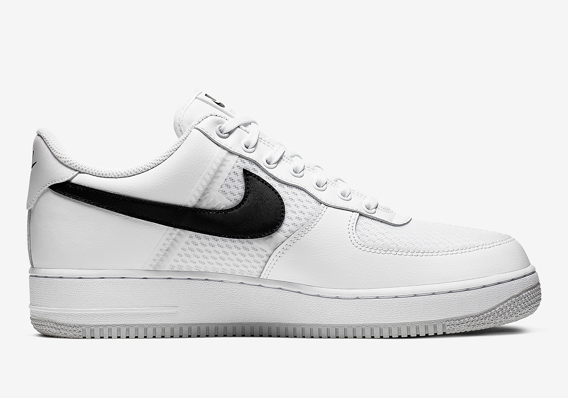 Nike Air Force 1 Low Translucent White Black Ci0060 100 1