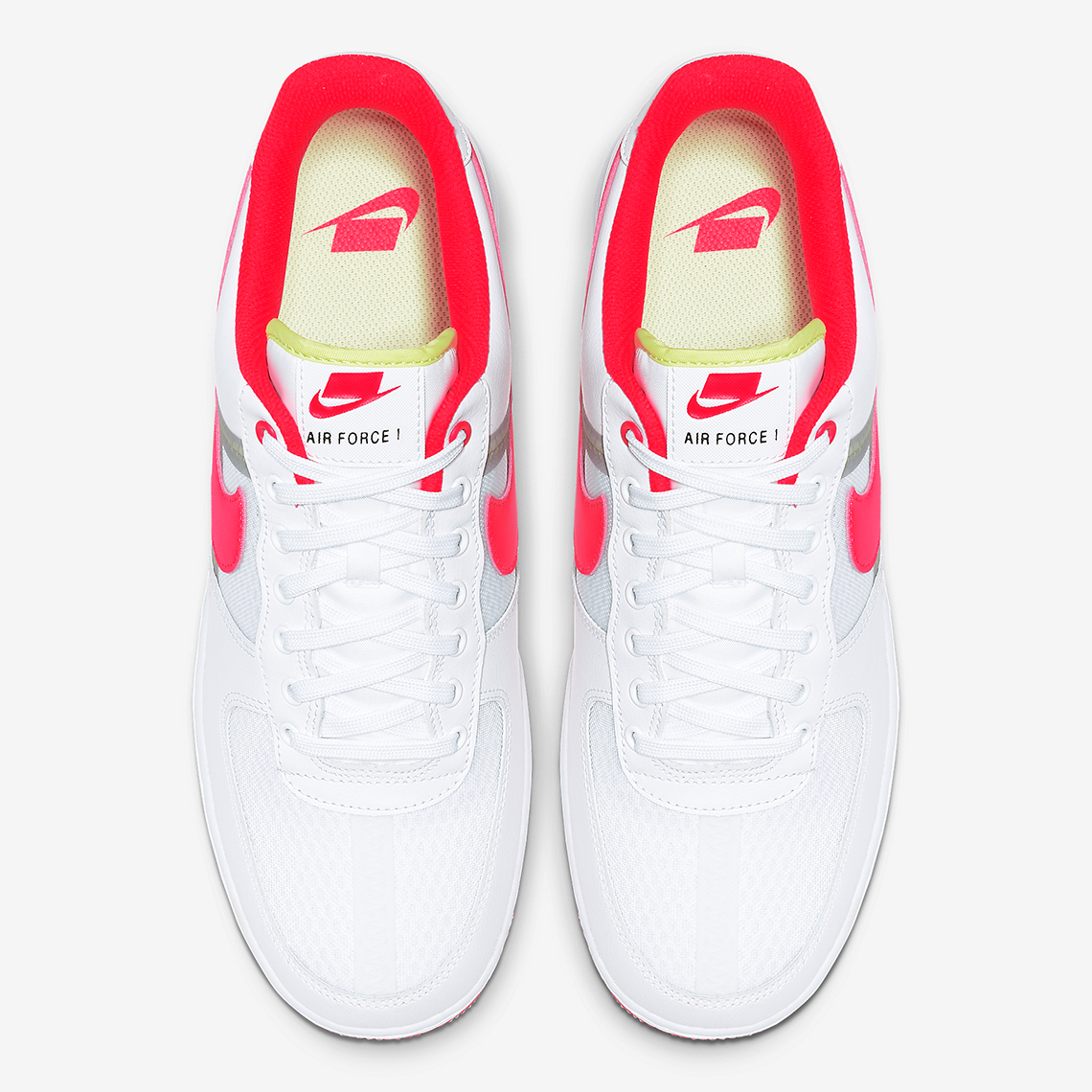 Nike Air Force 1 Low Translucent White Crimson Ci0060 102 3