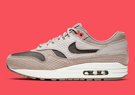 This Premium Take On The Nike Air Max 1 Features Cut-Out Swoosh Logos