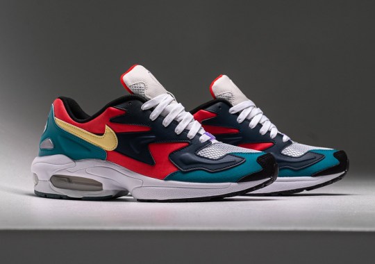 Nike Adds A Colorful Mix Of Red, Teal, And Navy To The Air Max 2 Light