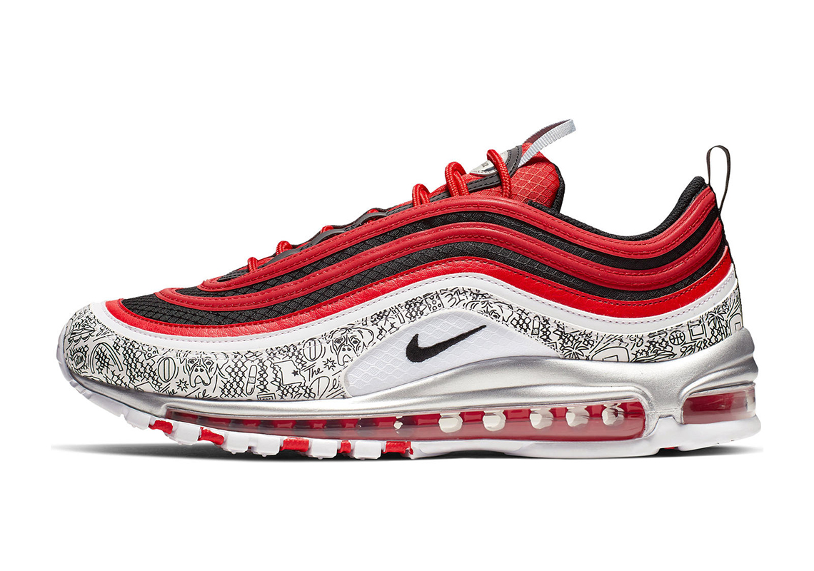 air max 97 vermelho