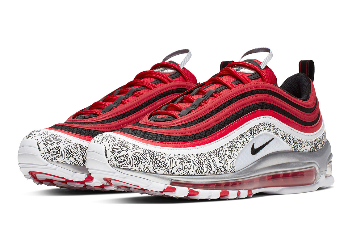 air max 97 vermelho