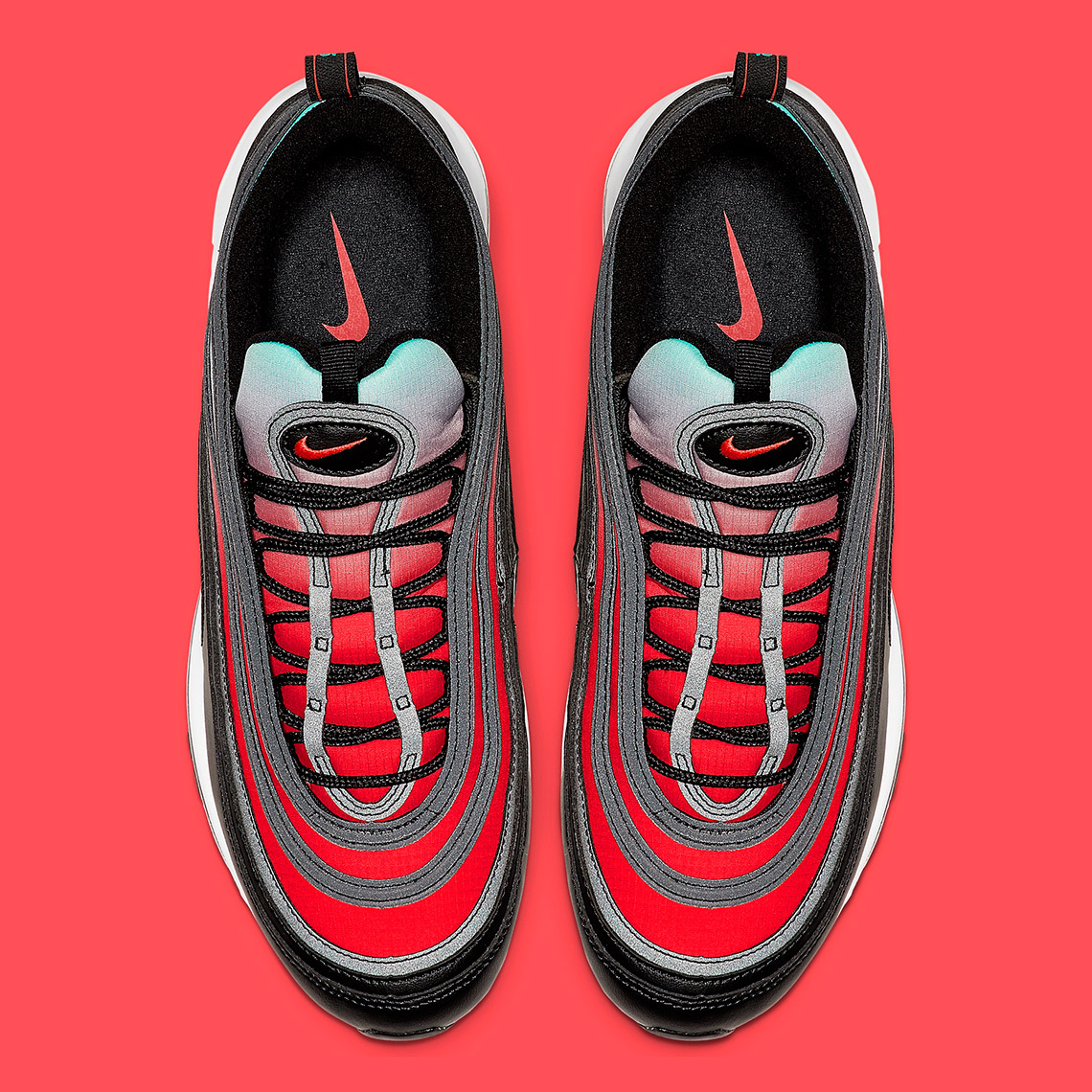 nike air max 97 black ember glow red