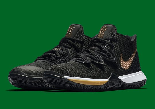 The Nike Kyrie 5 Hits In Mid-June In Black And Gold