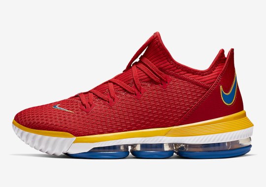 Sneaker Release: Nike Lebron 16 Low “Red/Royal/Yellow” Men’s