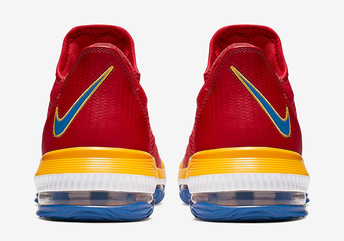 lebron 16 red and yellow