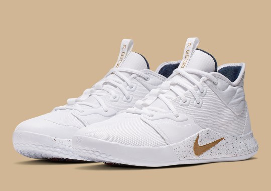 The Nike PG3 Is Releasing In White, Gold, And Navy