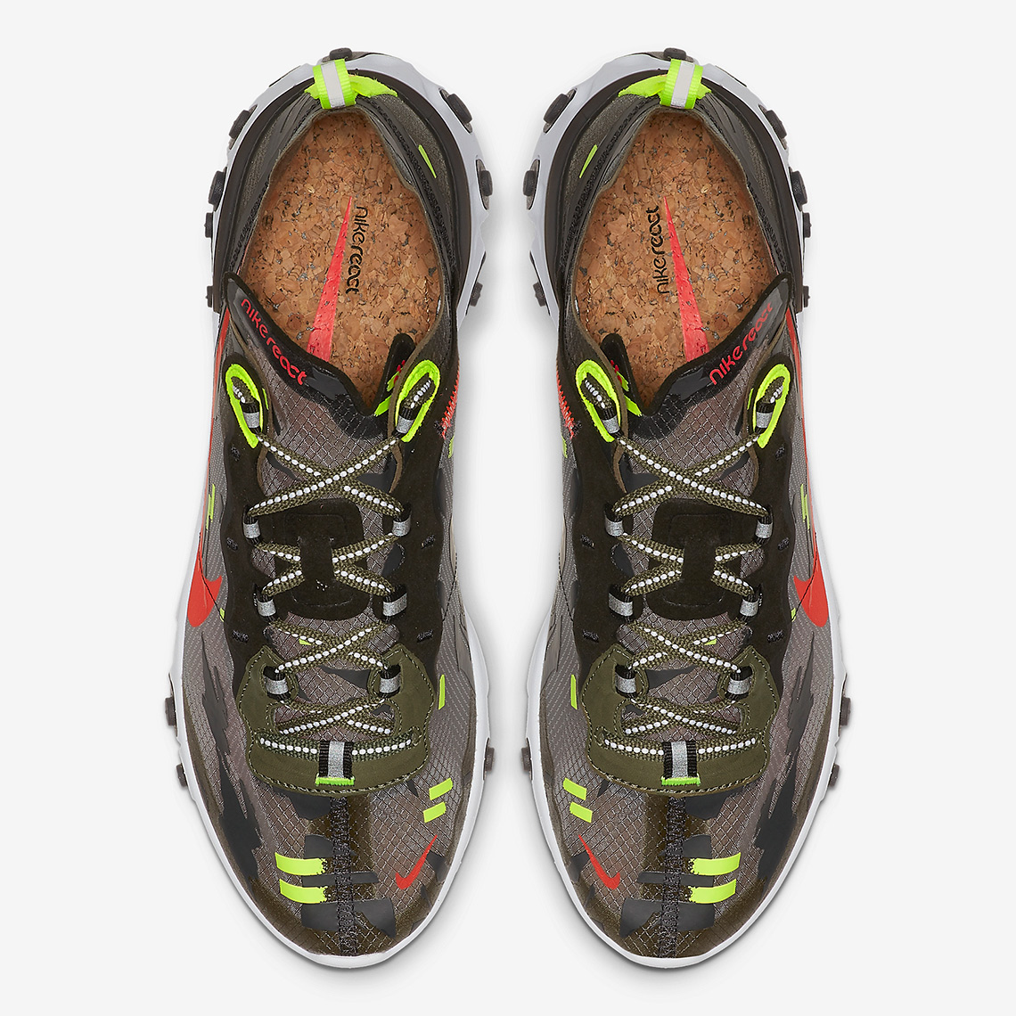 Nike React Element 87 Medium Olive Volt Crimson SneakerNews.com