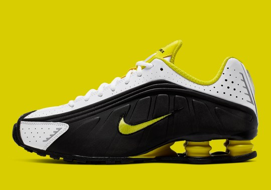 The Nike Shox R4 Emerges In A Striking Yellow And Black