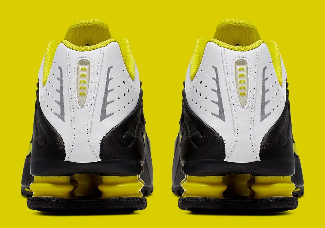 Nike Shox R4 Yellow White Black 104265 048 2