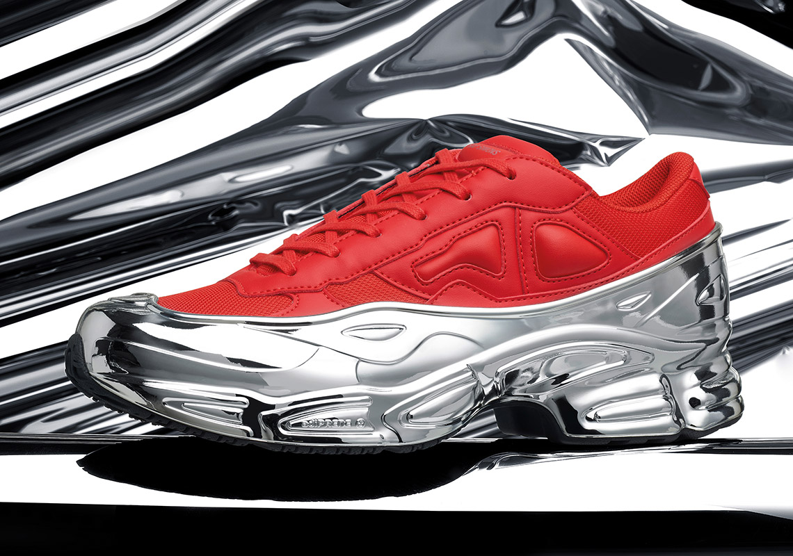 raf simons x adidas ozweego red