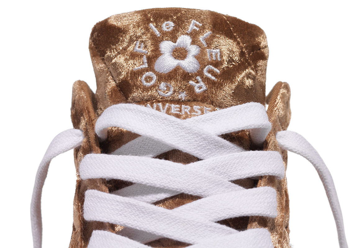Tyler The Creator Converse Golf Le Fleur Quilted Brown 3