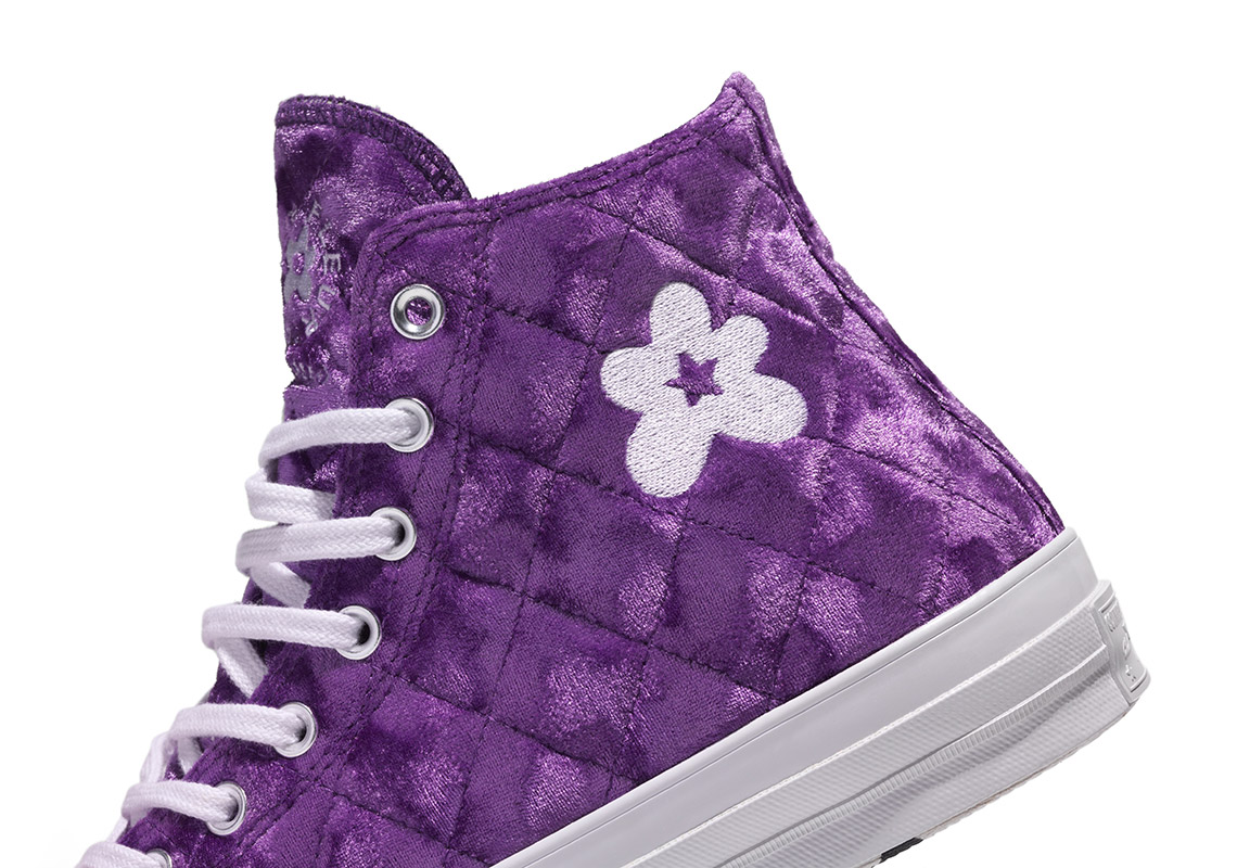 Tyler The Creator Converse Golf Le Fleur Quilted Purple 1