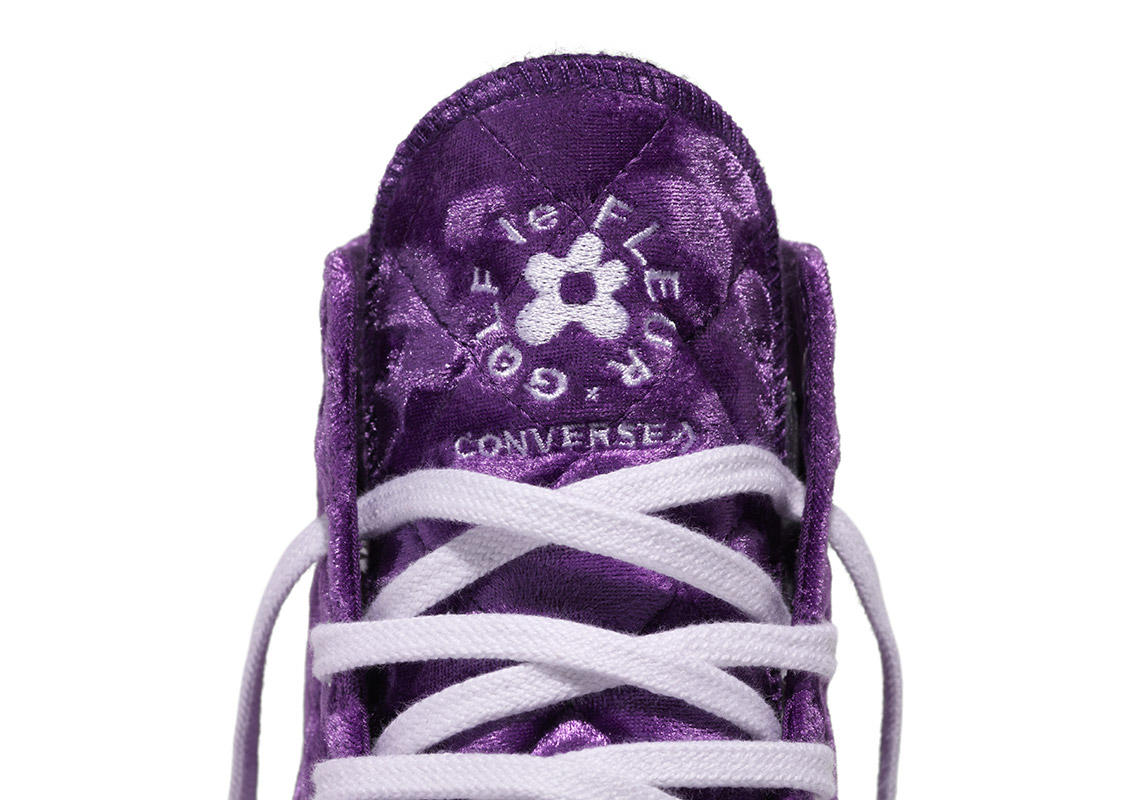 Tyler The Creator Converse Golf Le Fleur Quilted Purple 2