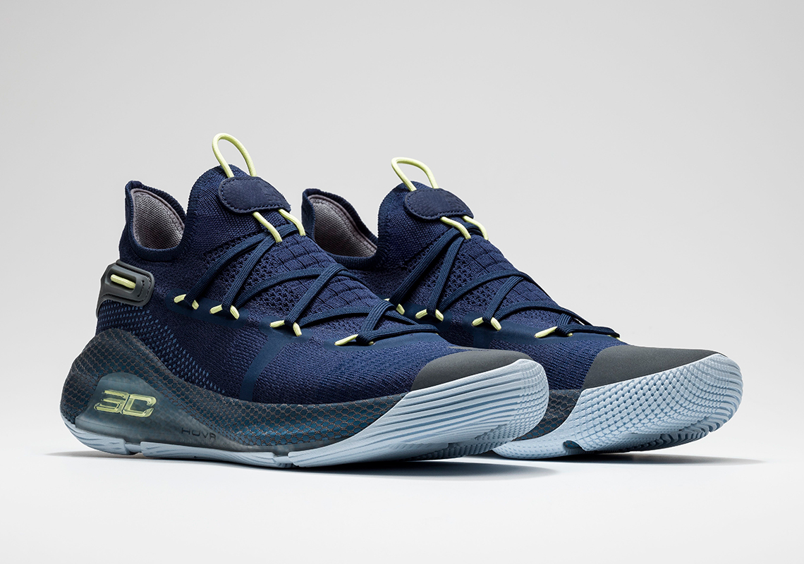 curry 6 navy blue