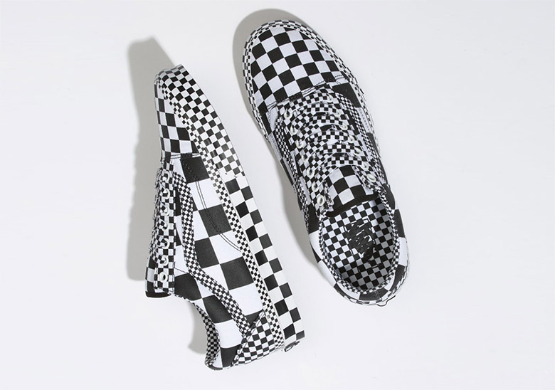 all over checkered vans