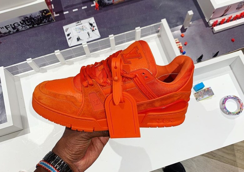 EXCLUSIVE: See Every Look from Virgil Abloh's All-Orange Vuitton