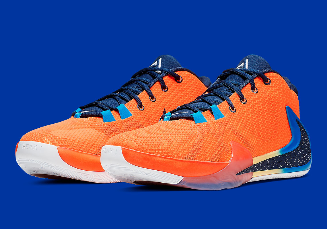 nike zoom freak orange