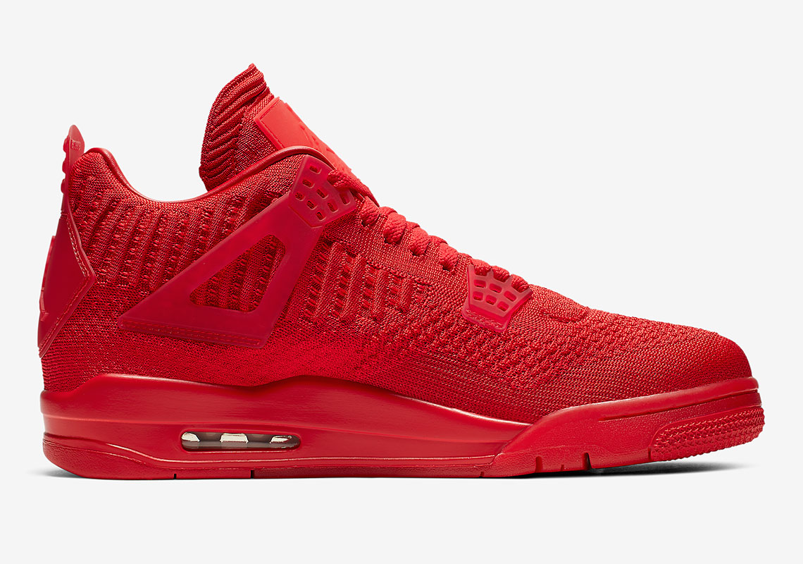 Air Jordan 4 Flyknit &quot;Red&quot; Drops Next Week: Official Photos