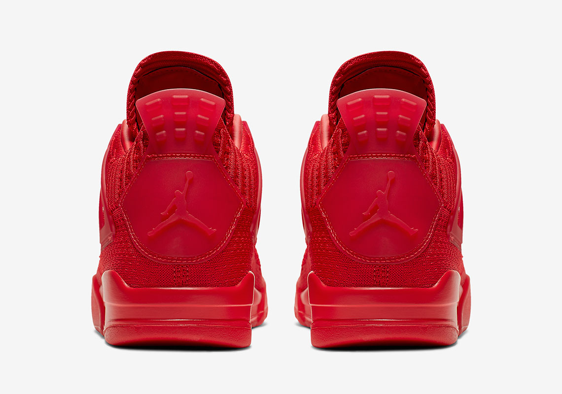 Air Jordan 4 Flyknit &quot;Red&quot; Drops Next Week: Official Photos