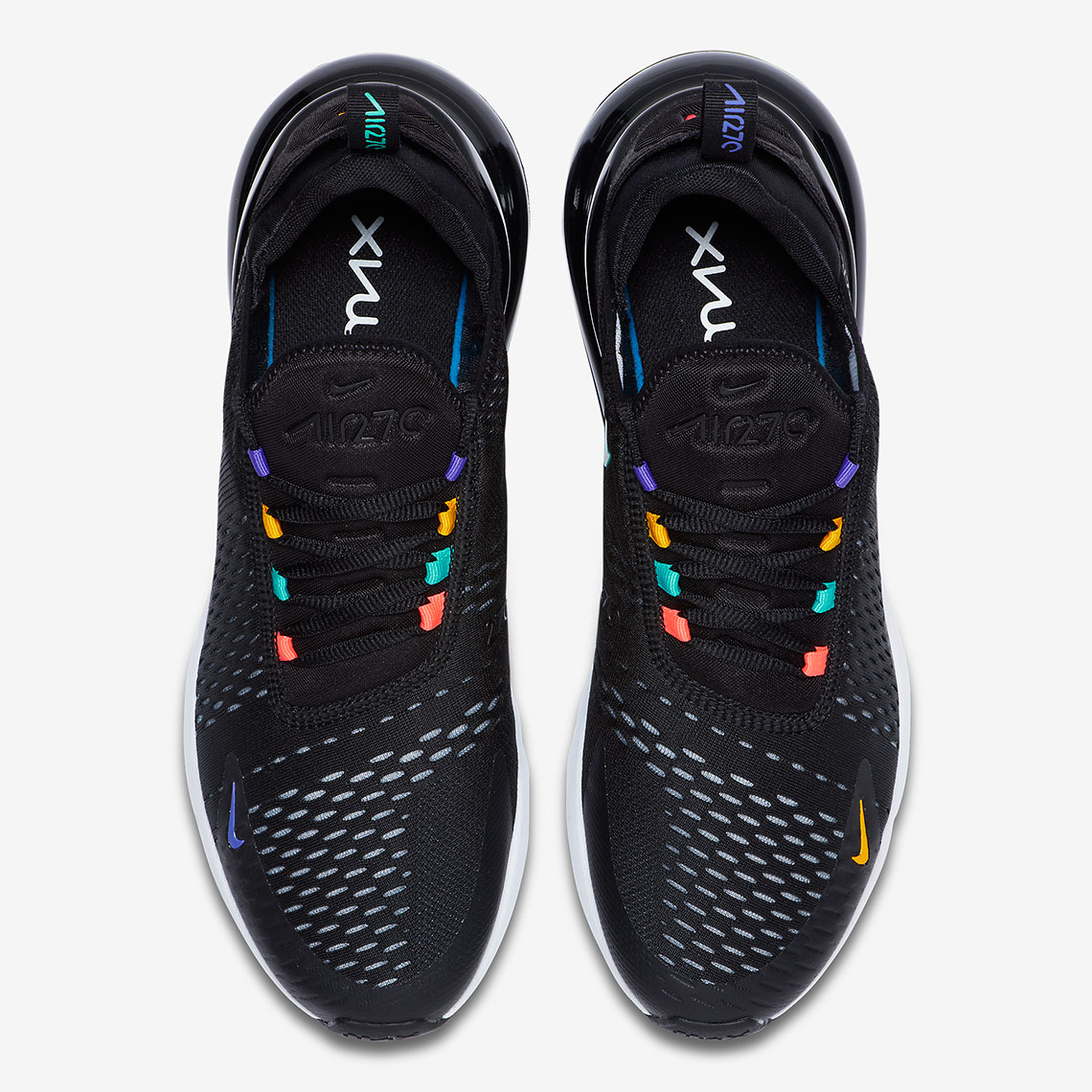 air max 270 black with rainbow