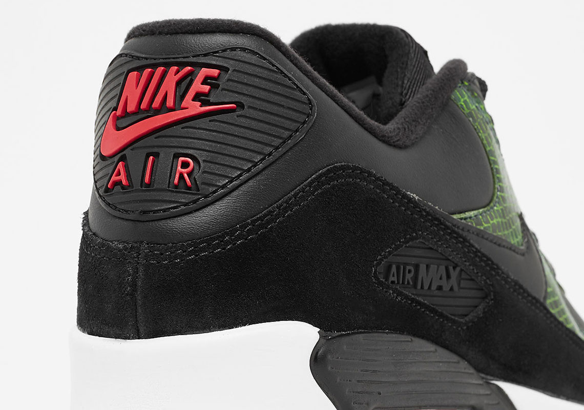 Nike Air Max 90 &quot;Green Python&quot; Release Date, Detailed s