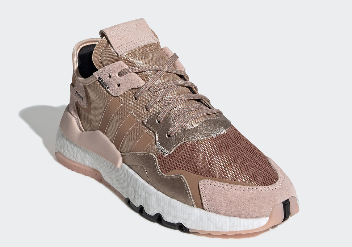 adidas nite jogger rosa gold