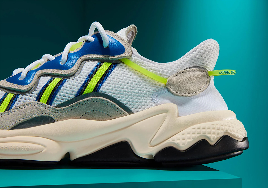 Adidas Ozweego White Volt Blue Ee7009 Release Date 