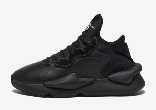 The adidas Y-3 Kaiwa Will Release In Black On June 20th