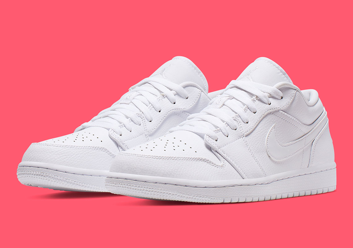 Air Jordan 1 Low “Triple White” Arrives For Summer