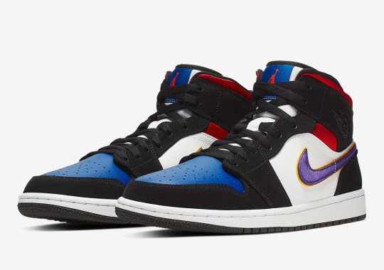 The Air Jordan 1 Mid Receives A “What The”-Style Colorway