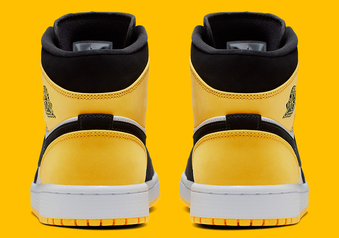 air jordan 1 mid yellow toe
