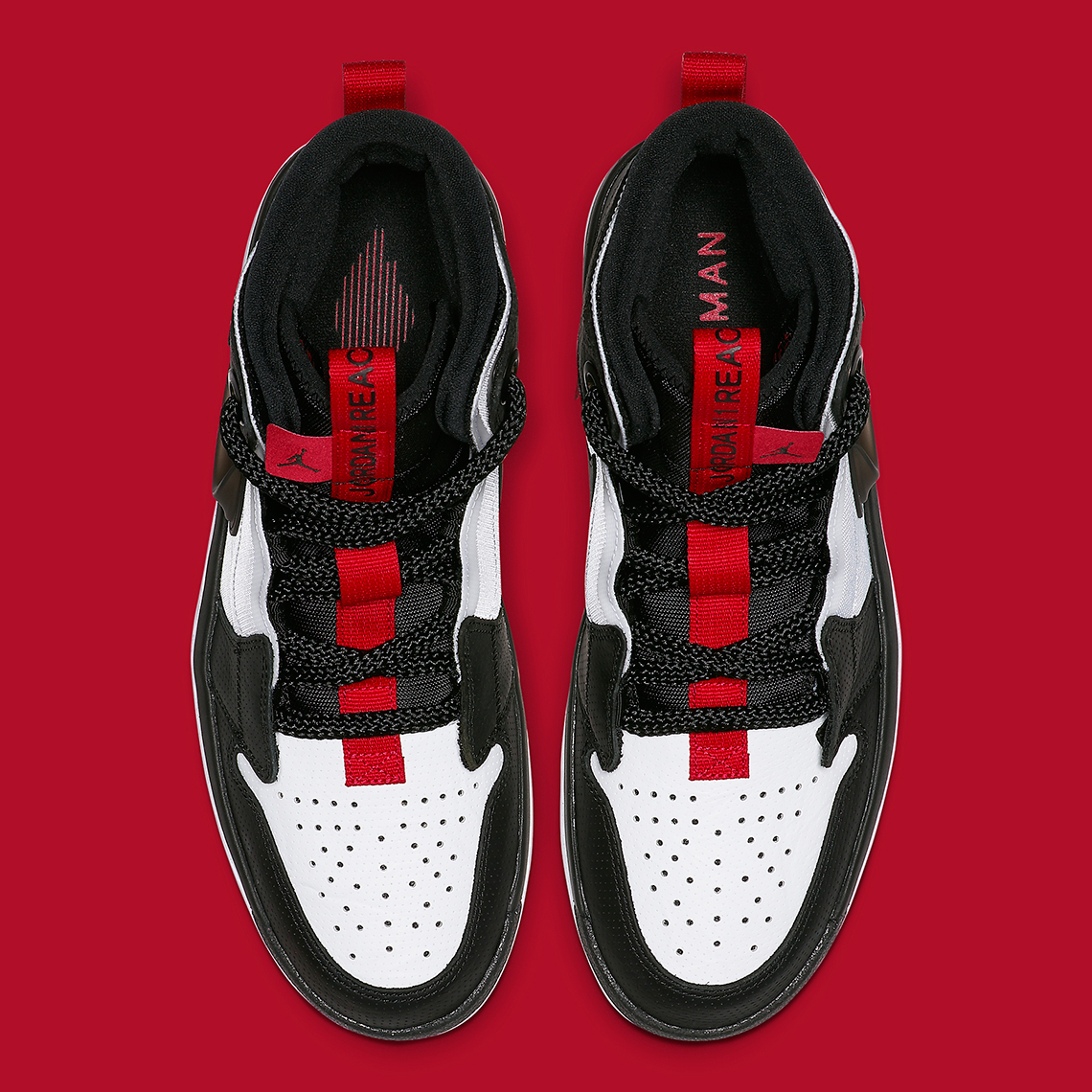 Air Jordan 1 React White Black Red Ar5321 016 5