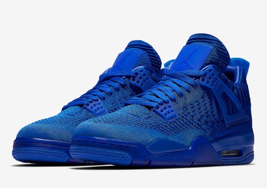 Official Images Of The Air heels jordan 4 Flyknit In Royal