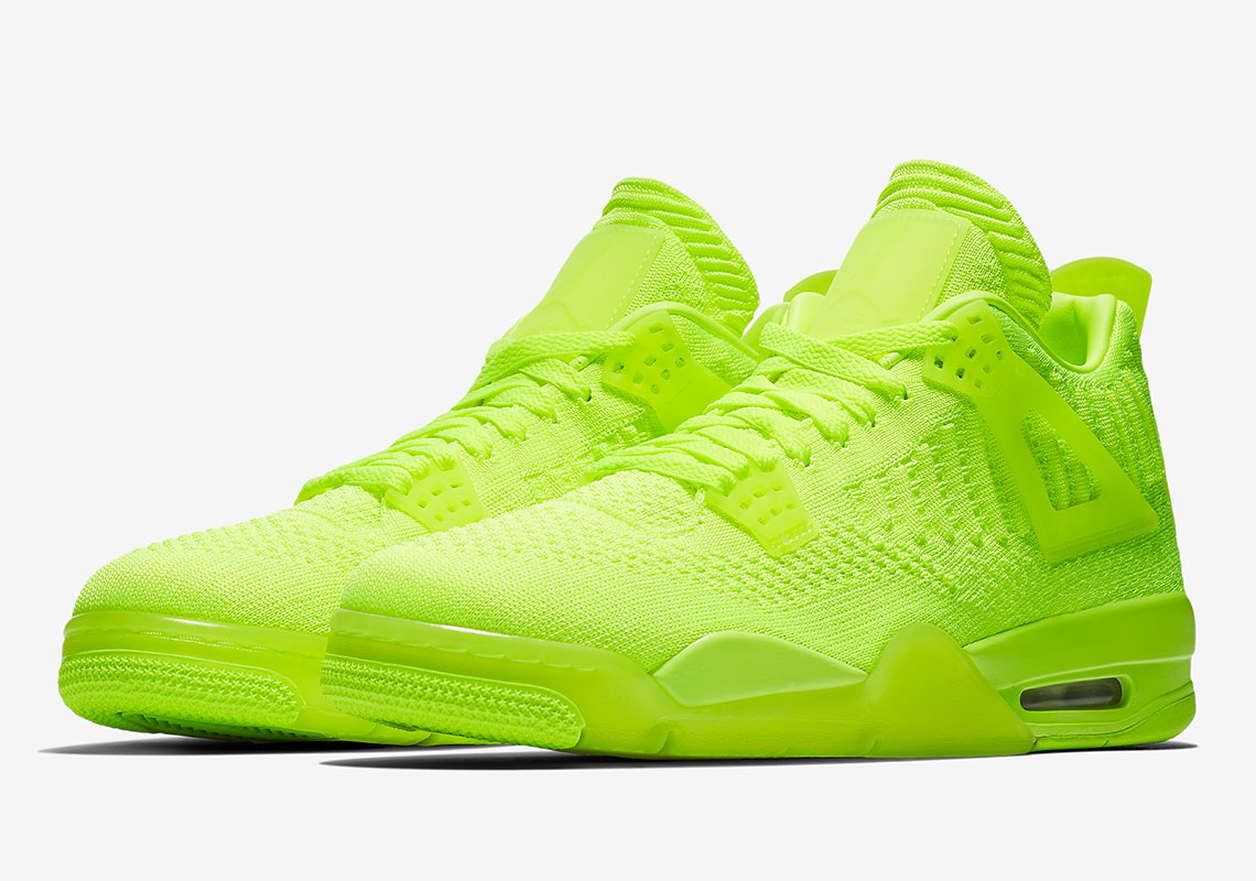 air jordan 4 lime green