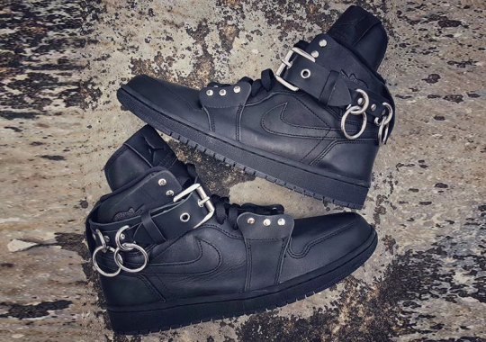 Up Close With The COMME des GARCONS x Air Jordan 1 High