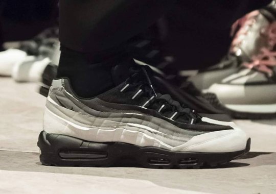 Comme des Garcons Continues Their Trend Of Spilled Edges With The Nike Air Max 95