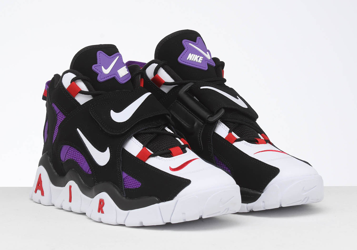 Nike Air Barrage Black White Purple 