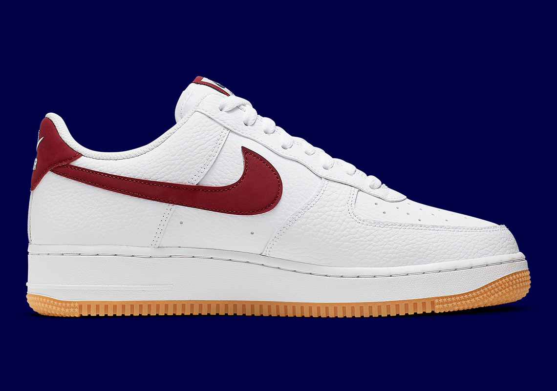 Nike Air Force 1 Sneakers With Swoosh And Gum Sole in Blue for Men