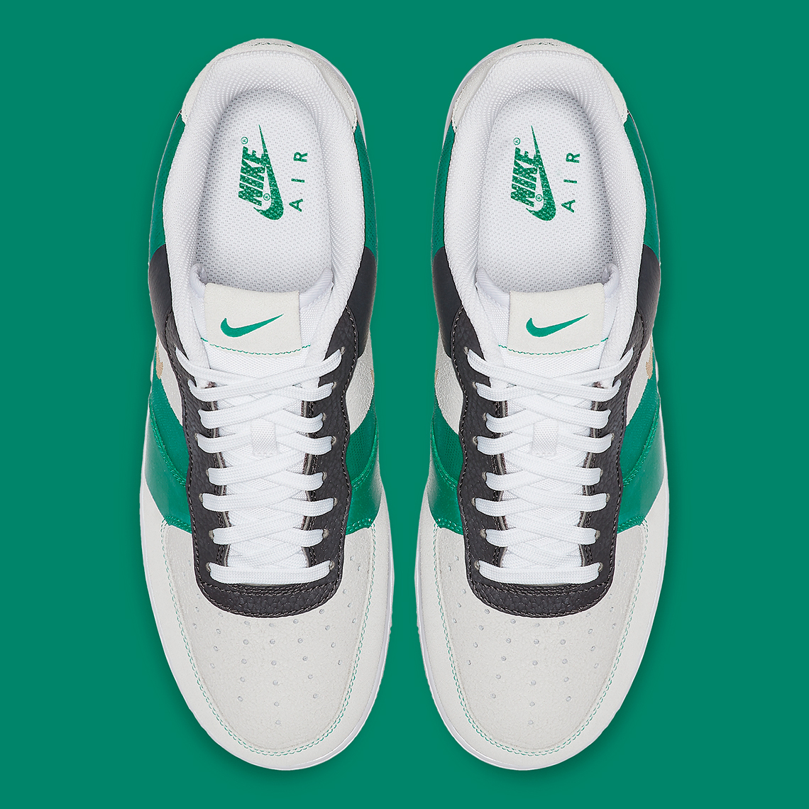 Nike Air Force 1 White Green Black CI0065-100 Release Info