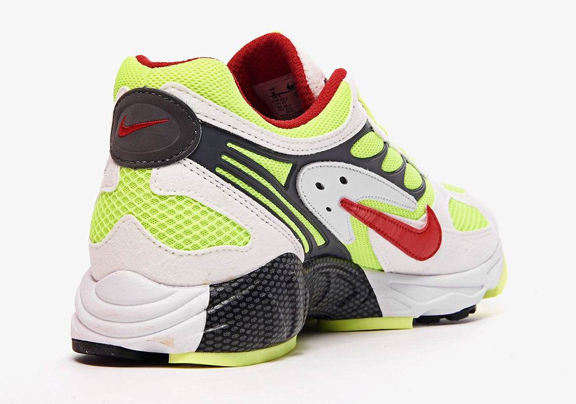 Nike Air Ghost Racer At5410 100 White Neon Yellow Red 3