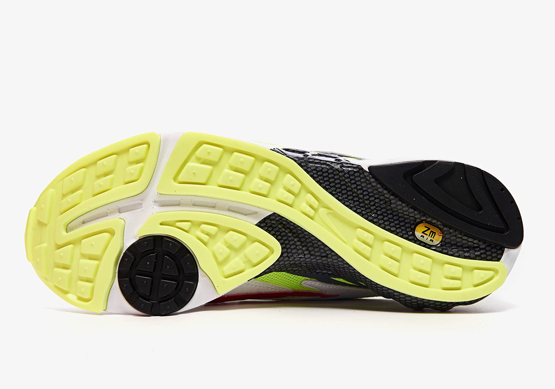 Nike Air Ghost Racer At5410 100 White Neon Yellow Red 4